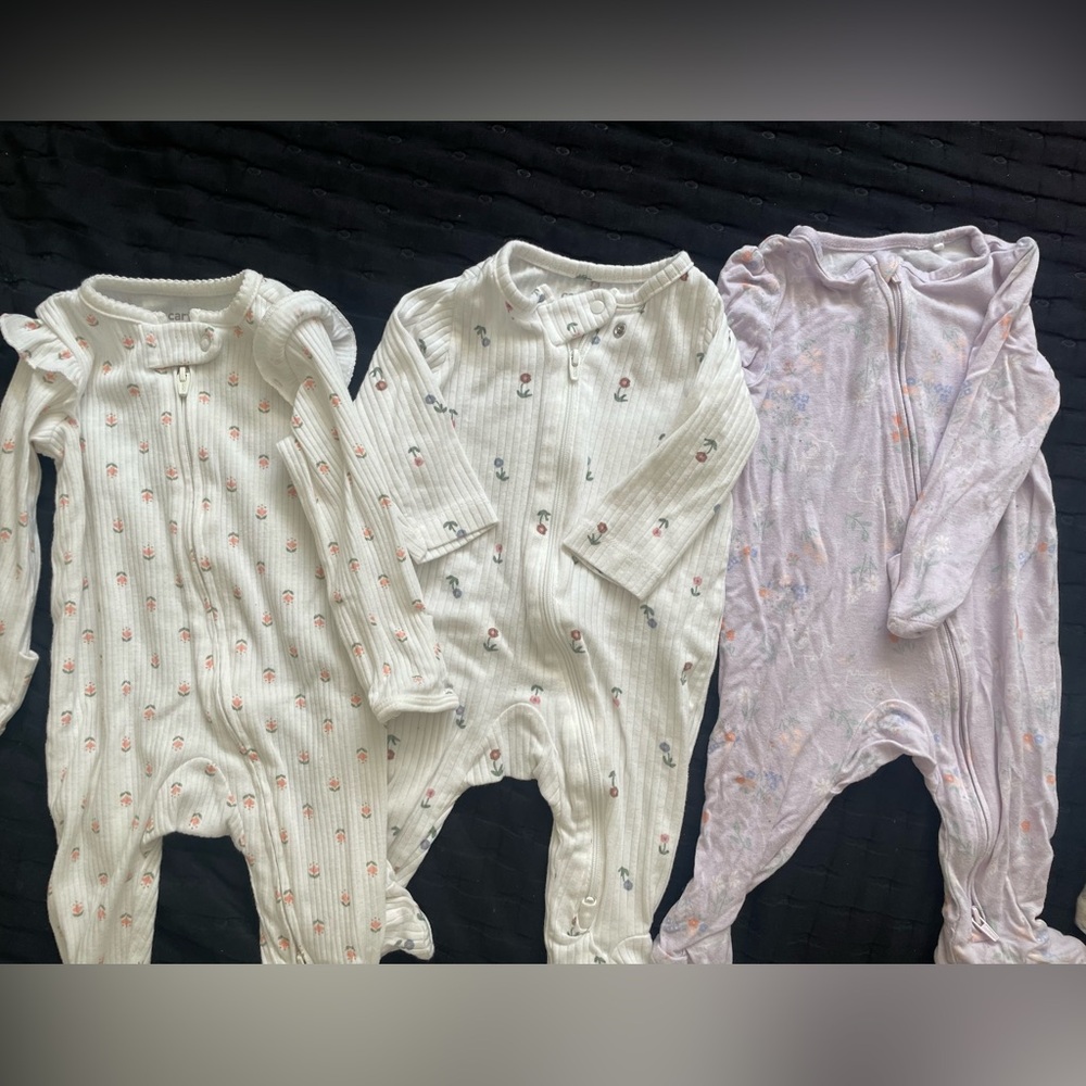 Bundle. Adorable Floral Kids One Pieces Set